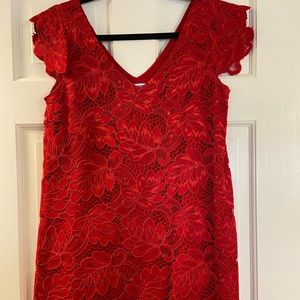 EUC - BB Dakota Crimson red mini dress- Xsmall